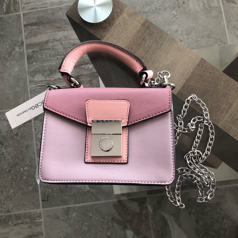 BCBG RAPHAELA CROSSBODY BAG, LAVENDER ROSE BLUSH - Picture 7 of 10